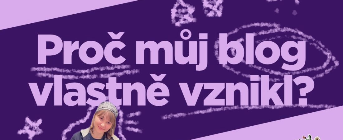 Proč můj blog vlastně vznikl?